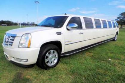 Ft Myers White Escalade Limo 
